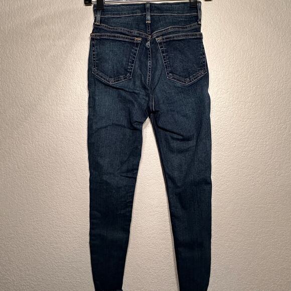 Topshop Jamie Keans Sz 25 Skinny Raw‎ Edge - Picture 6 of 12